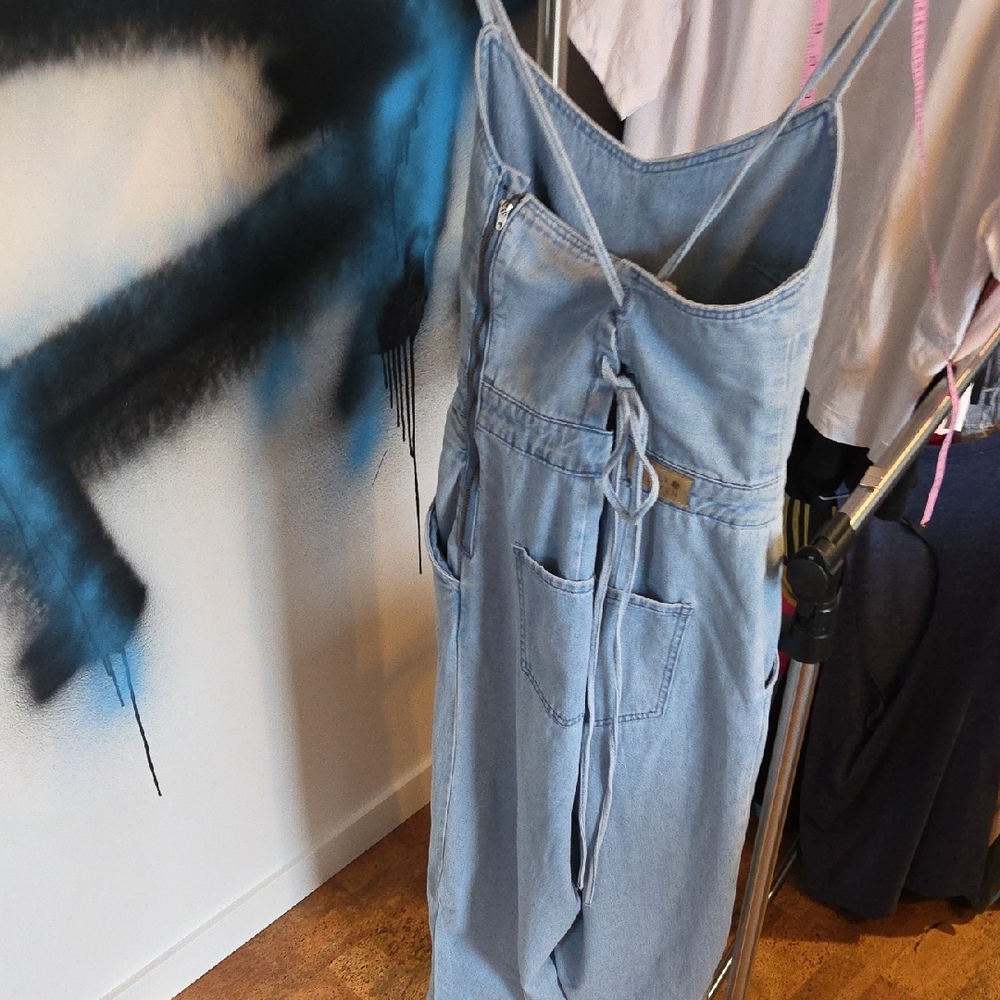 Molly Bracken Light Blue Denim Overalls